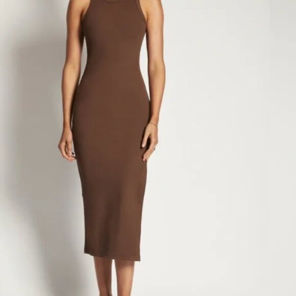 Meshki Viola Ribbed Slit Maxi Tank Dress Size XS - Picture 5 of 9